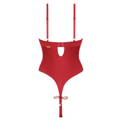 Satin liquid-stretch rope intimates lingerie one-piece onesie teddy crotchless-teddy crotchless satin-rope open-cup open-gusset underwire-bra wired-bra hook-and-eye micro-rope satin-rope adjustable-straps second-skin silky tease-ready luxurious sensual seduction seductive power luxurious comfortable provocative fetish fashion alt-fashion bdsm bondage-inspired bondage shibari kink kinky kinky-play kinky-lingerie female femme feminine womens red