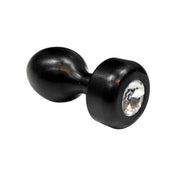 Aluminum brushed-aluminum accessories anal-plug butt-plug buttplug plug probe nonvibe non-vibe nonvibrating non-vibrating weighted-base jeweled-base tapered temp temperature-play temp-play anal-play kink kinky kinky-play adult-toys black