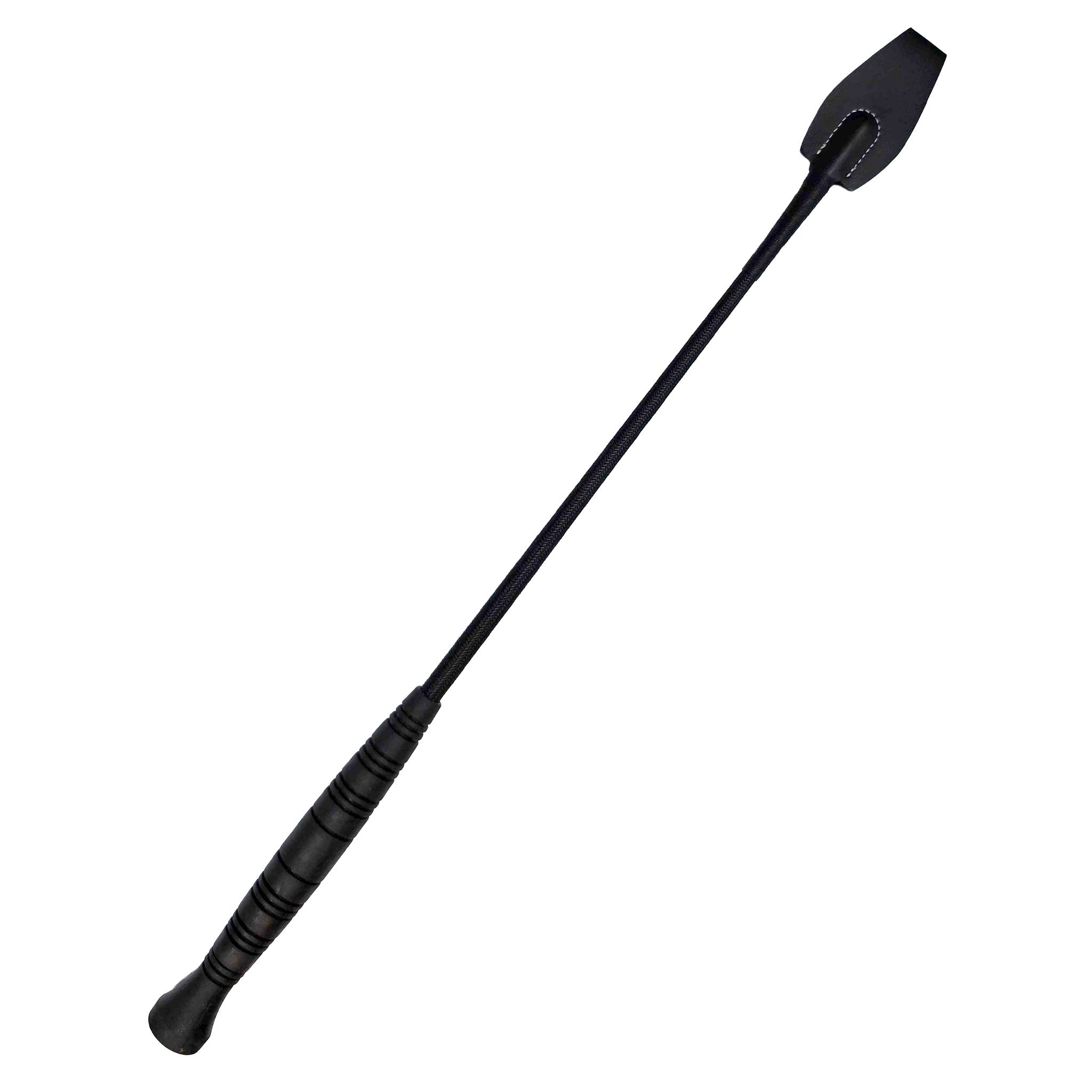 Leather rubber textured-rubber nylon plastic-core accessories riding crop jump-bat stiff-flexible coke-bottle leather-popper classic horse-riding equestrian bondage bdsm bdsm-toys bdsm-gear kink kinky kinky-toys kinky-play impact impact-play impact-toys spanking control pain discipline unisex adult-toys black