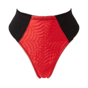 Scarlet Webutant Thong Panty Embossed Spiderweb