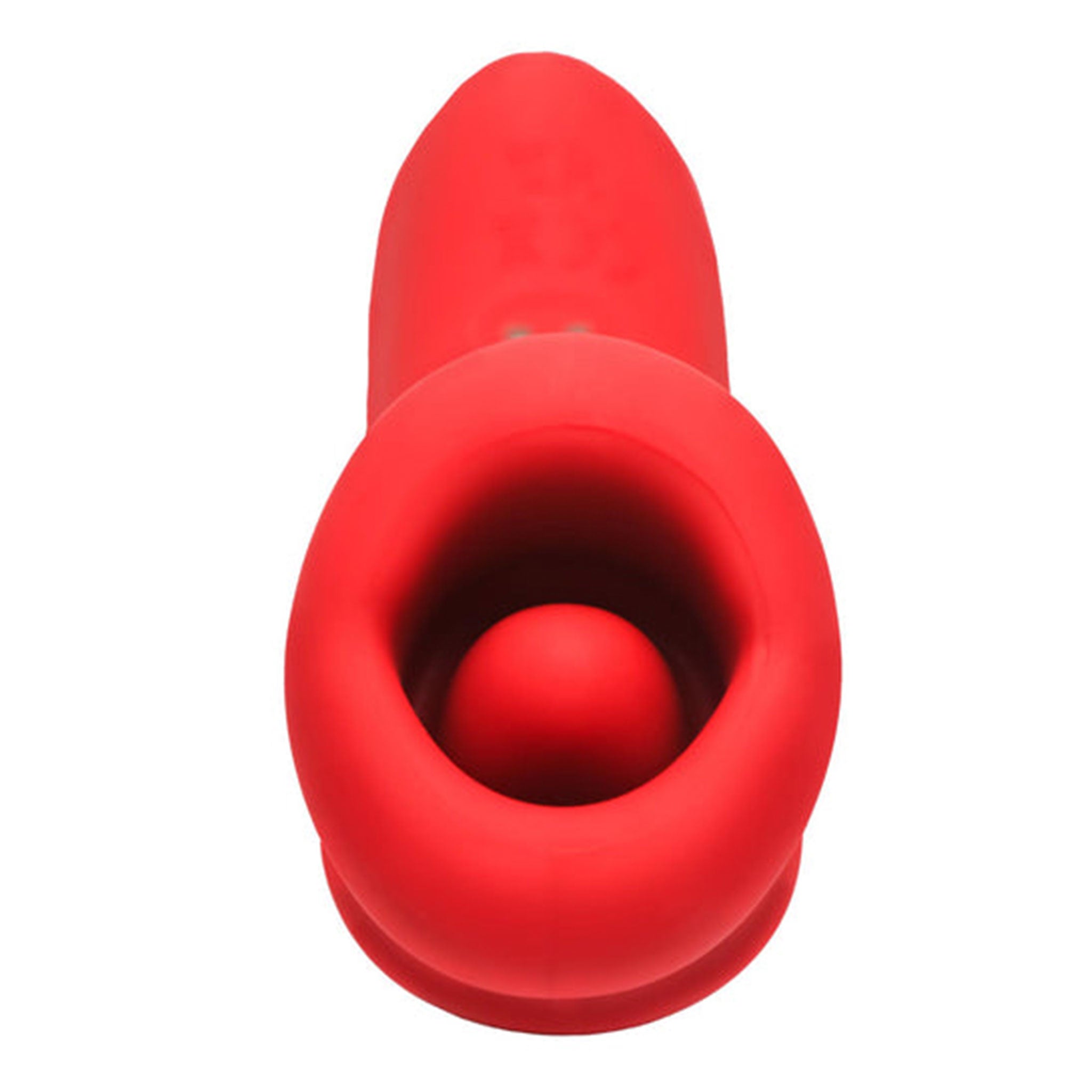 Silicone vibe vibrating vibration vibrator clit clitoral clitoris stimulator stimulating stim sucking sucker plump-lips lips rose-shaped tongue come-hither licking rechargeable gift lickgasm adult-toys red