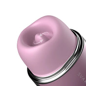 Silicone liquid-silicone ABS-plastic polyoxymethylene POM vibe vibrator vibration clit clitoris clitoral stim stimulation stimulator dual-action mouth-cushion tongue flicking licking precision-tongue suction air-based plush soft precision tantalizing rhythmic gentle cunnilingus pleasure solo-play adult-toys klitty female femme feminine womens lavender