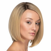 Synthetic synthetic-fiber heat-friendly accessories wig costume-wig lace-front bob bob-cut bob-wig short-wig c-part asymmetrical sultry smooth collected fetish fashion alt-fashion rave ravewear dancewear festivalwear bedroom clubwear costume cosplay halloween drag drag-queen unisex blonde brown gradient ombre