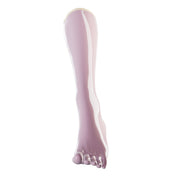Latex rubber accessories socks toe-socks foot footwear knee knee-length warming fetish fashion alt-fashion medical medical-play kink kinky kinky-play bdsm bdsm-gear unisex pink dolly-pink