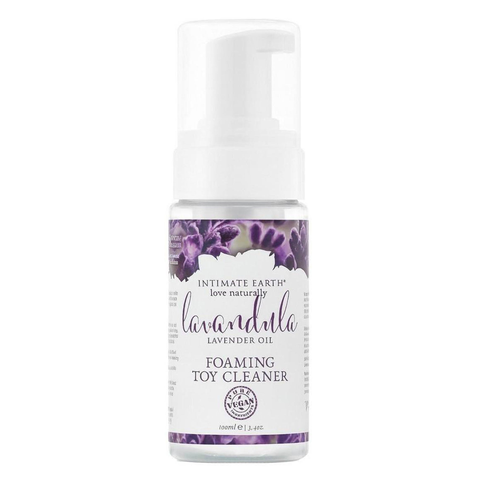 Toy-cleaner consumables toy-care natural teatree-free lavender-oil antimicrobial anti-microbial rosemary-extract antiviral anti-viral fresh gentle cleaner clean botanical simple simplicity gifts lavender-scent clear foaming foaming-pump