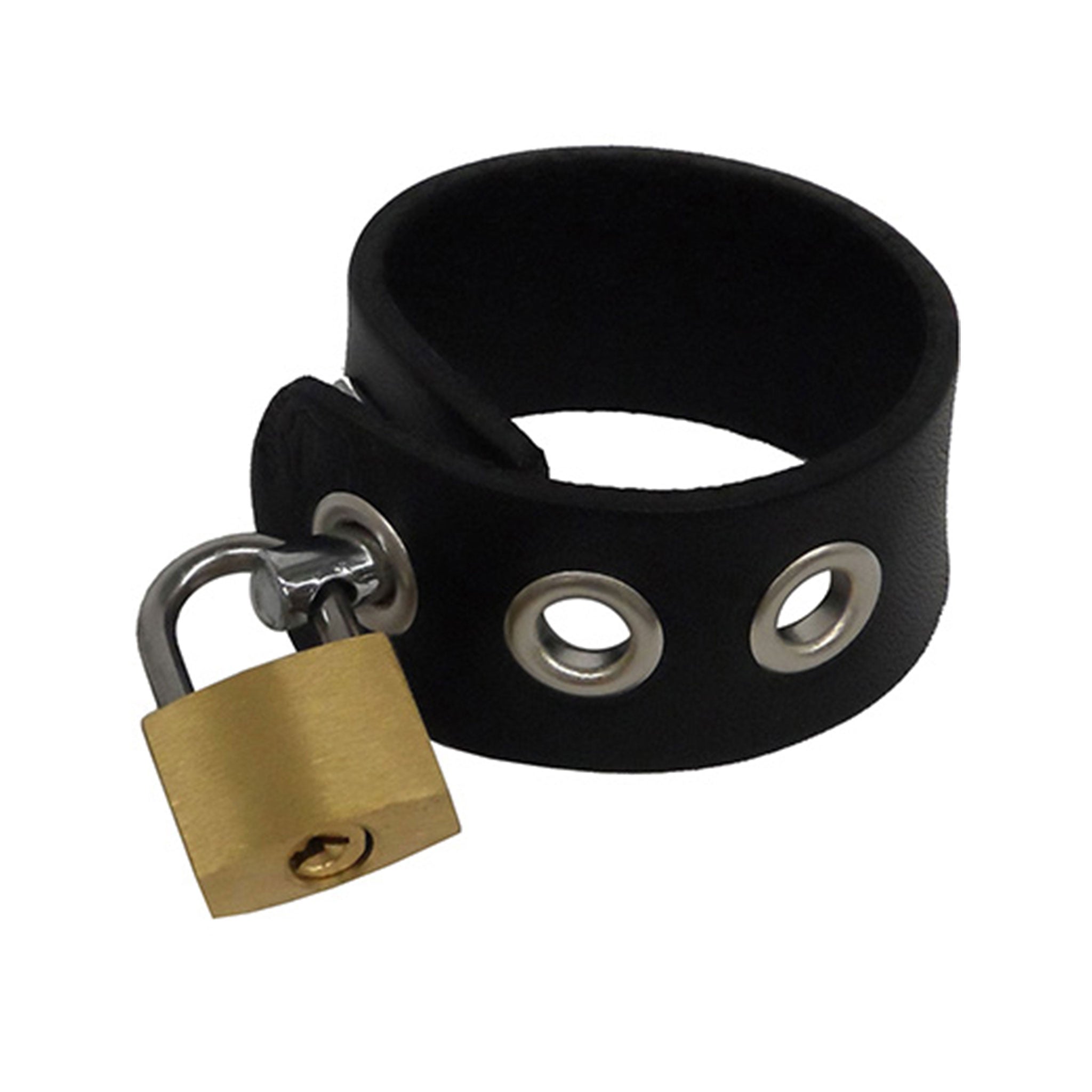 Leather genuine-leather accessories nonvibe non-vibe nonvibrating non-vibrating ballstretcher ball-stretcher stretching cock-and-ball cnb scrotum scrotal testicles testes nutsack nut-sack locking lockable lock-post adjustable grommets bondage bdsm bdsm-toys bdsm-gear kink kinky kinky-toys sensory sensory-play stocking-stuffer male masculine masc mens menswear guys dudes adult-toys black