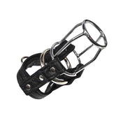 Leather garment-leather metallic cage accessories cage cock-cage cock-ring locking lockable stallion-guard durable comfortable streamlined secure bondage bdsm bdsm-toys kink kinky kinky-play chastity male-chastity sub submissive submission restraint adult-toys male masculine masc mens menswear guys dudes black