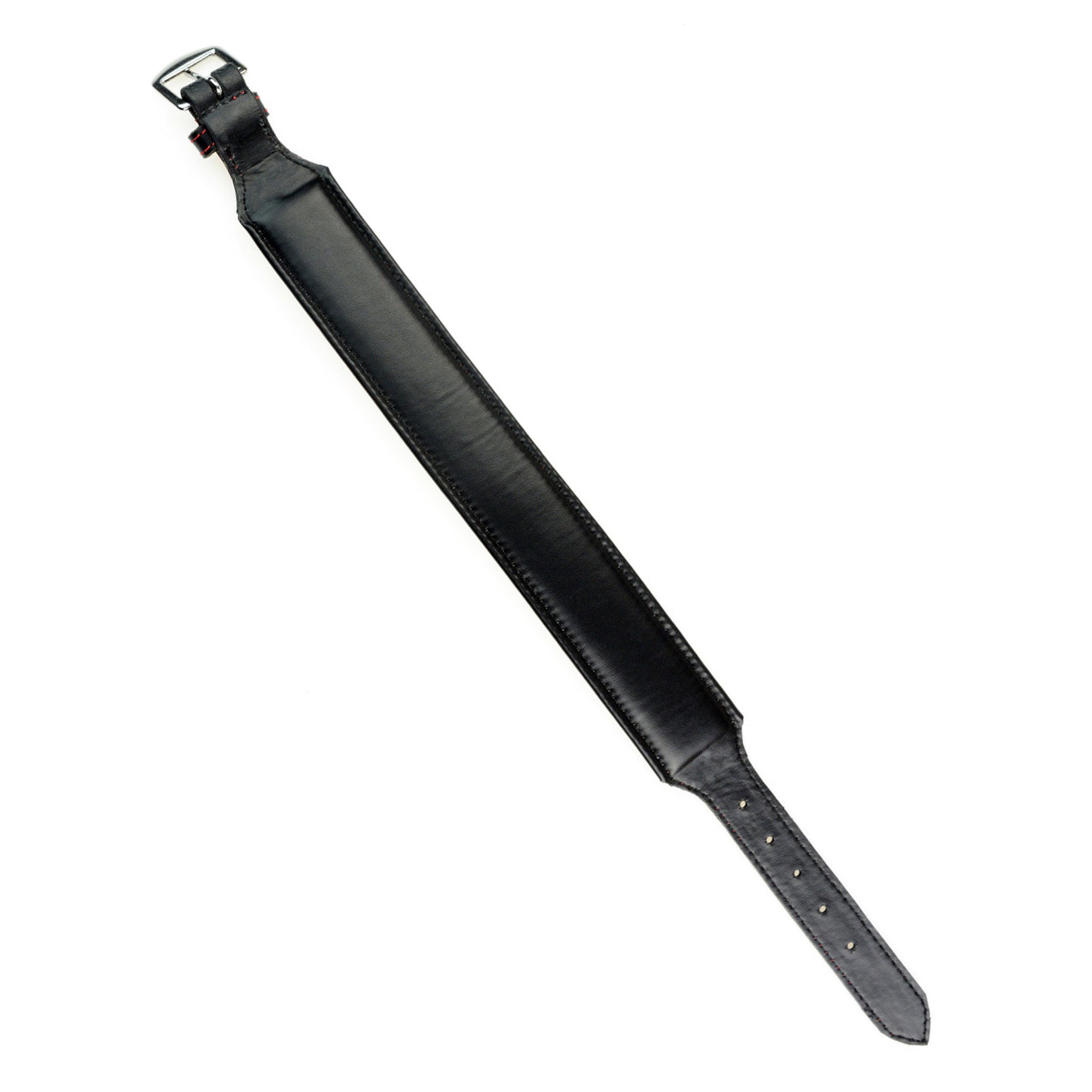 Leather genuine-leather real-leather accessories collar choker padded-collar padded-lining padded bondage-collar versatile paddle spanking spanking-paddle slap slapper slapper-paddle cutout cut-out statement slut impression adjustable buckle fetish fashion alt-fashion bdsm bdsm-toys bondage discipline submission sub submissive kink kinky kinky-play adult-toys black red