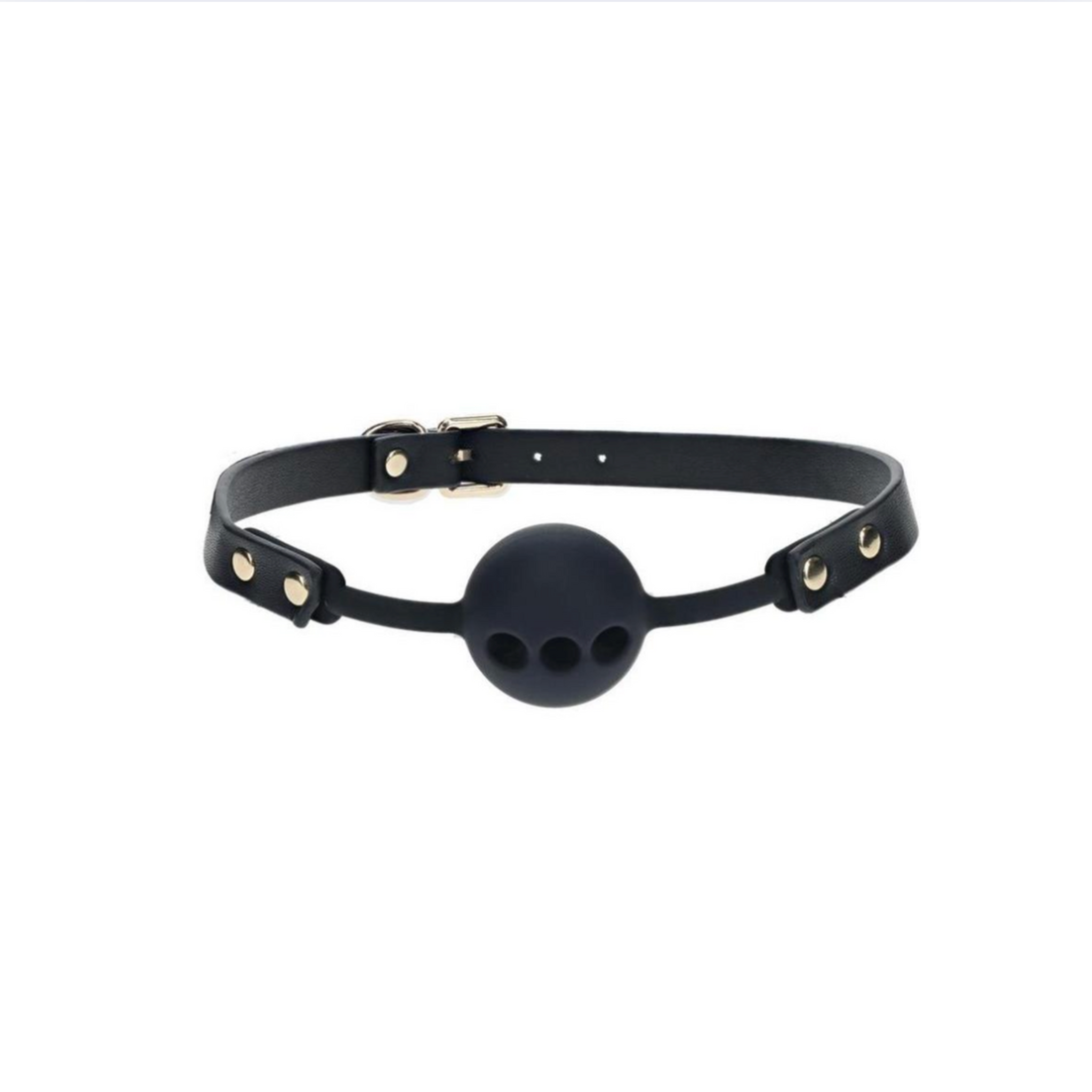 Silicone Ball Gag | Dark, seductive restraint for heavy bondage play 