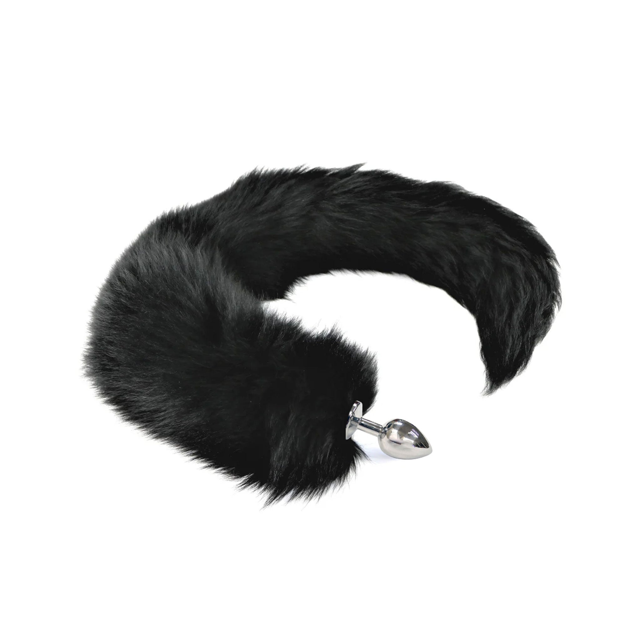 Fur fox fox-fur genuine-fur anal butt plug probe butt-plug buttplug tapered filling fill-up fillup furry-tail long-tail extended-tail nonvibe non-vibe nonvibrating non-vibrating bondage bdsm kink kinky kinky-play pet pet-play animal adult-toys anal-toys black