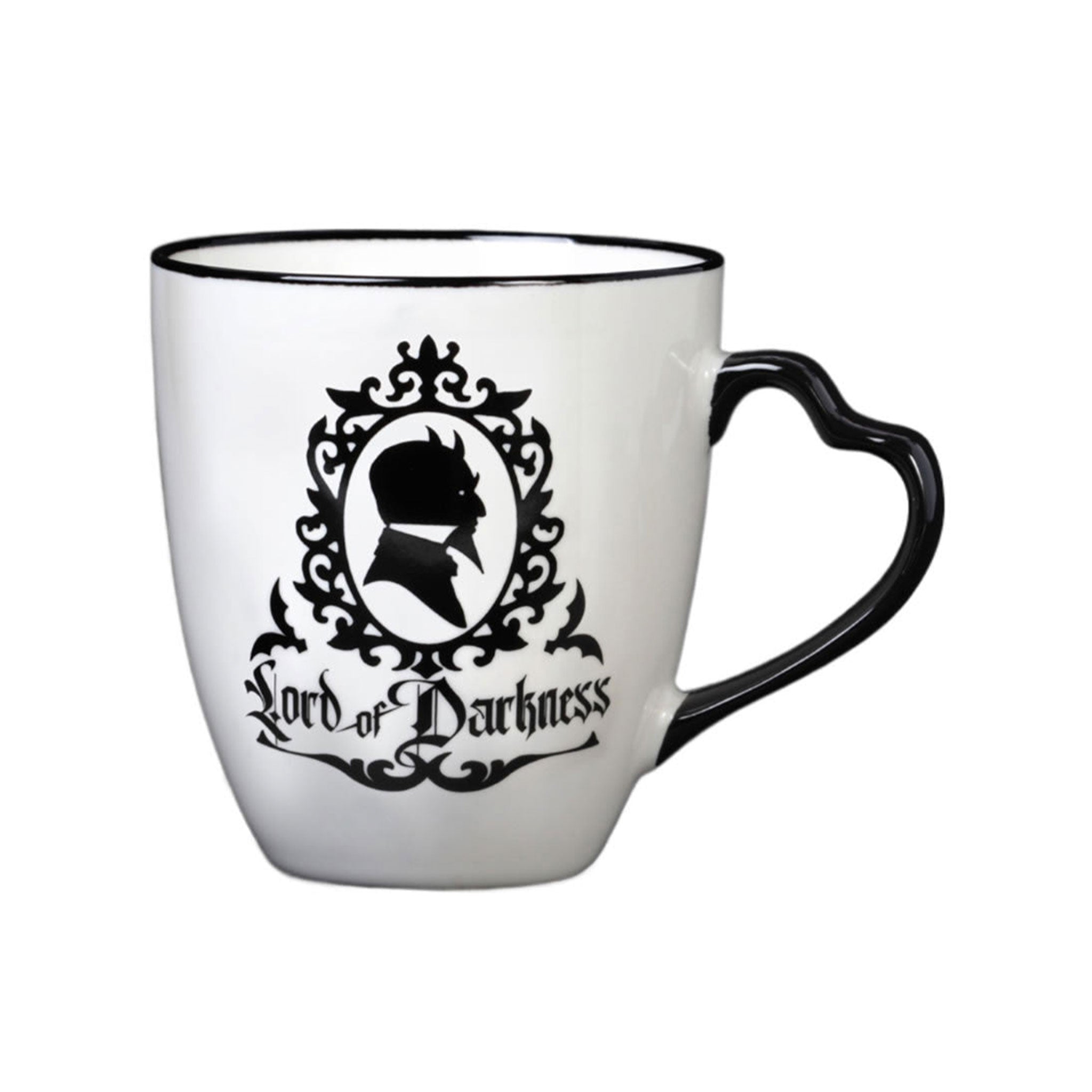Bone-china porcelain vegan-porcelain tableware drinkware mug drinking-mug double-walled food-safe dishwasher-safe microwave-safe fashion alt-fashion alternative goth gothic victorian edwardian costume cosplay halloween devil dracula vampire holiday valentines-collection valentines gifts tea coffee male masculine masc mens guys dudes white