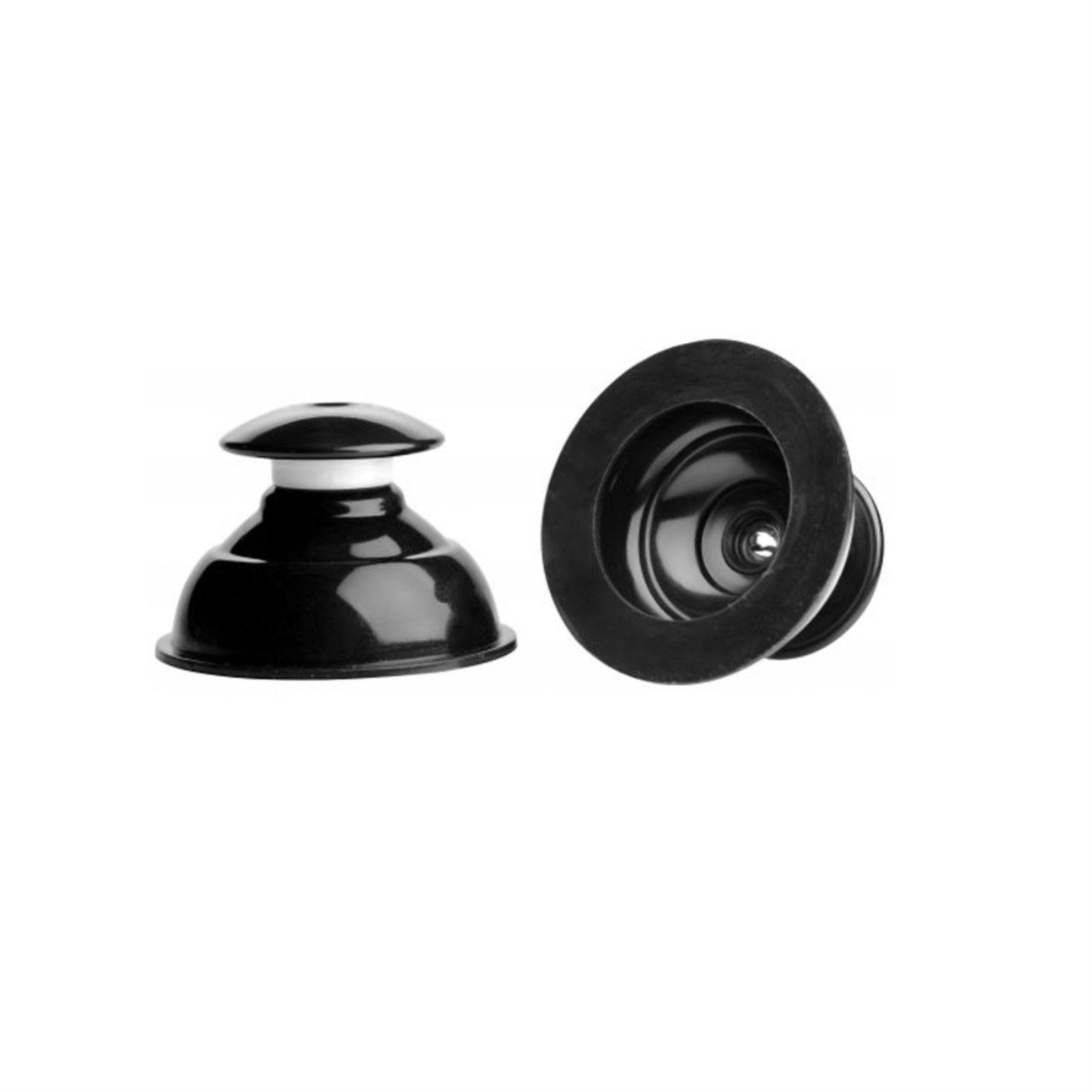 Nipple Suckers | Black silicone for sensitive play