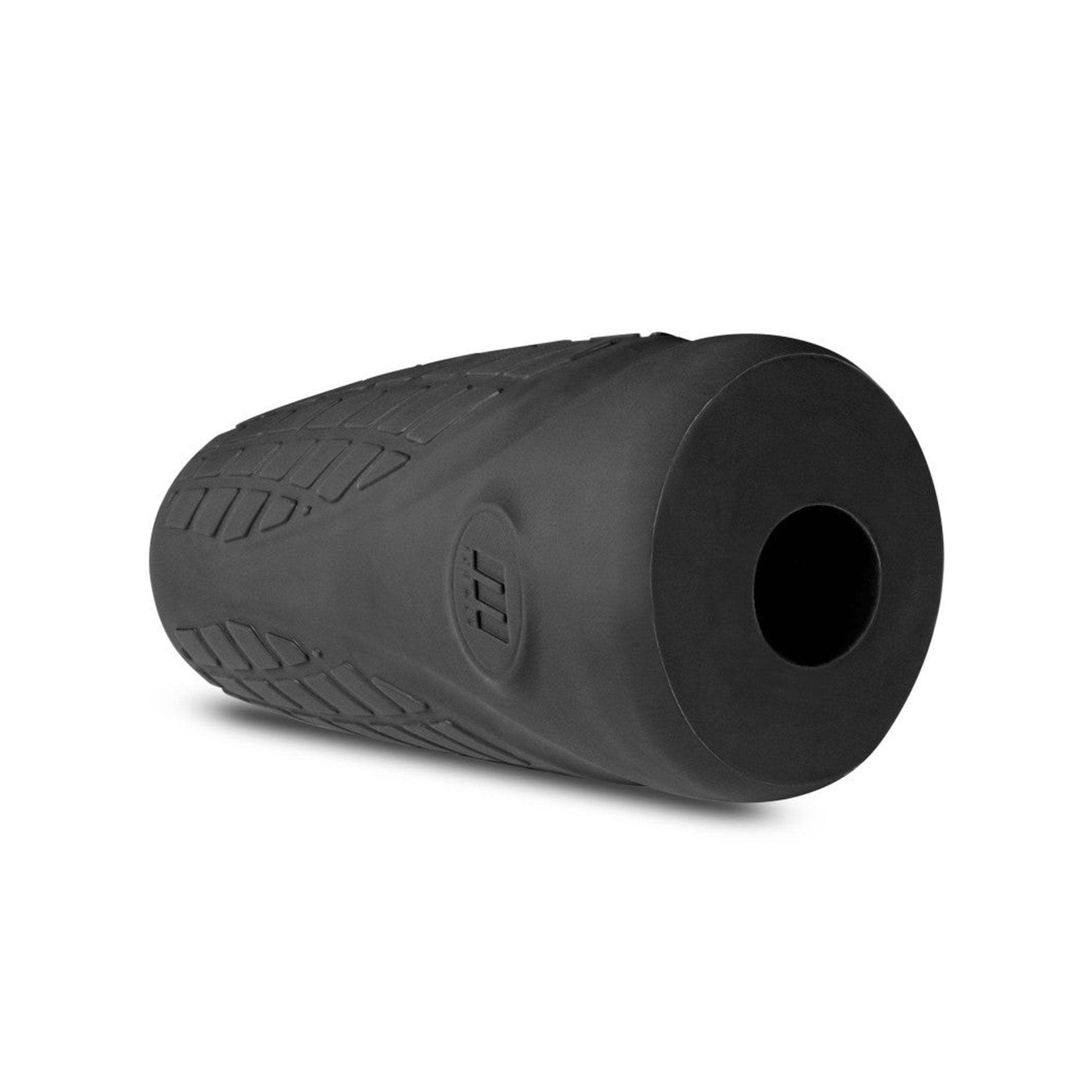 Silicone platinum-cured liquid-silicone phthalate-free paraffin-free latex-free fragrance-free unscented body-safe jacking-off jack-off masturbator stroker stroking masturbator-sleeve textured-sleeve internal-tickler tickler-texture self-squeezing pleasure-ridges open-ended textured-chambers soft flexible squishy nonvibe nonvibrating non-vibe non-vibrating adult-toys male masculine masc mens guys dudes black