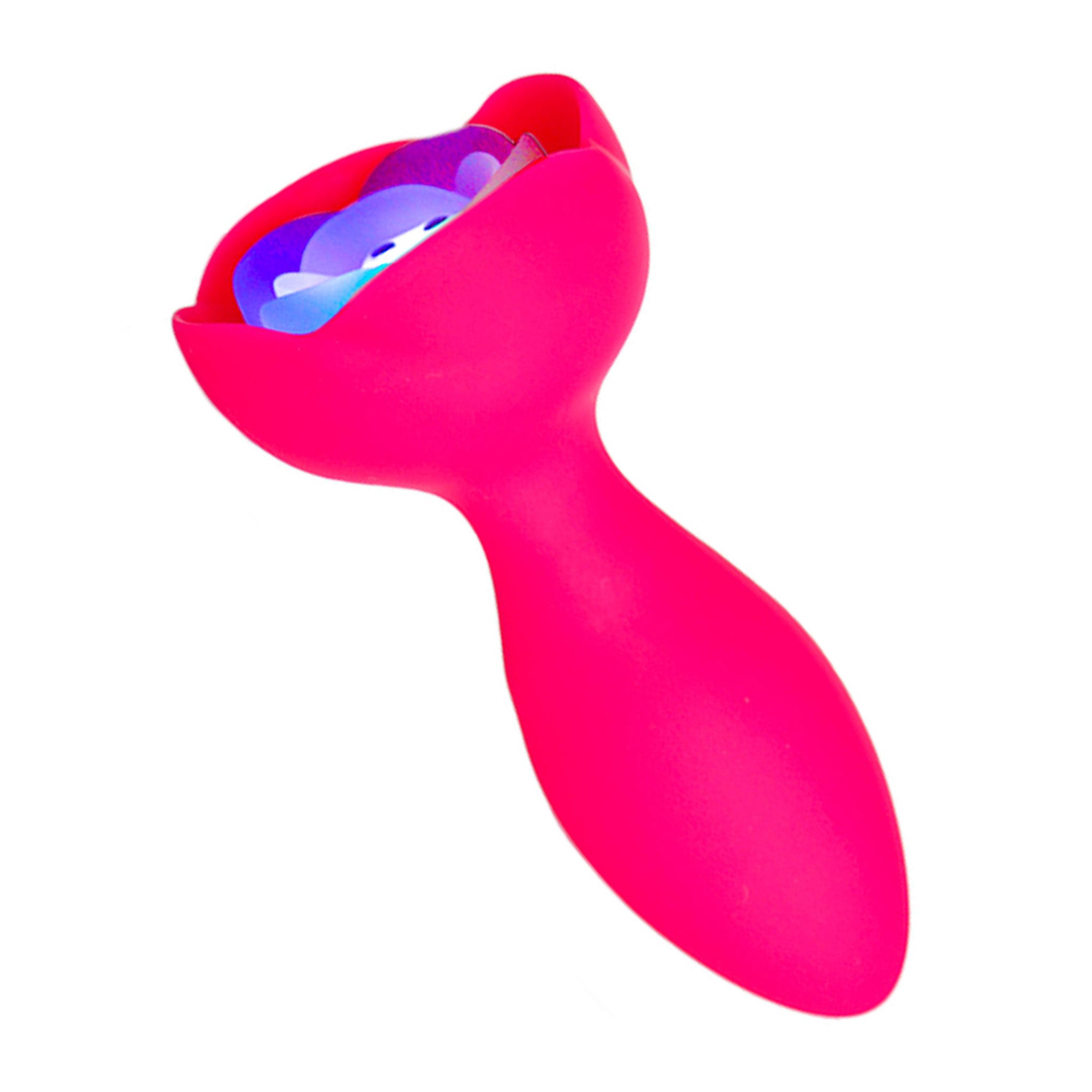 anal light plug Laser Heart Silicone Anal Plug with Remote
