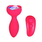 Silicone ABS-plastic insertable vibrator vibrating vibrator vibe anal anal-play anal-plug anal-vibe anal-stretch buttplug butt-plug butt-stuff rose-base remote-control LED-lights light-up usb-rechargeable rotating rotation 360-degrees hands-free smooth beginner-friendly tapered luxurious adult-toys gifts valentines couples couples-play pink rainbow-LED