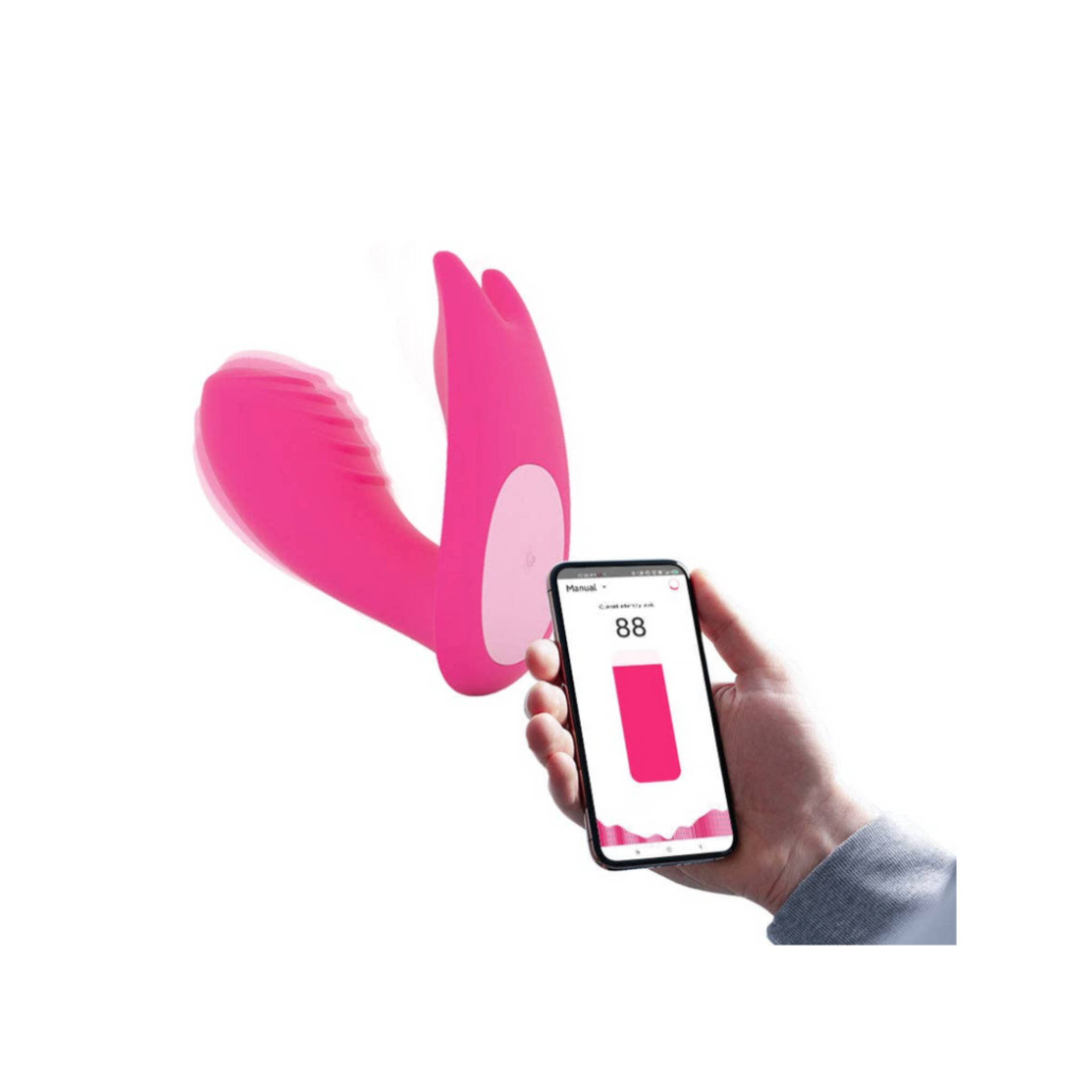 magic eidolon wearable vibrator silicone abs dual stimulation internal external 10 vibration patterns app control remote partner play video sync fetish factory