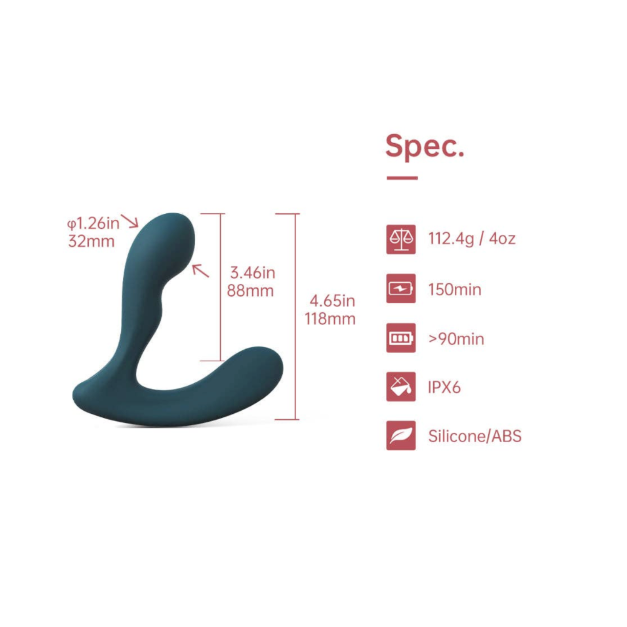 magic solstice x prostate massager app controlled remote wireless vibration modes music sync video sync silicone abs sex toy male anal stimulator fetish factory pleasure device