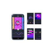 magic umi couples vibrator silicone abs dual motors long distance partner controlled app control magic motion discreet public play dual stimulation fetish factory
