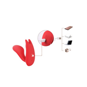 magic umi couples vibrator silicone abs dual motors long distance partner controlled app control magic motion discreet public play dual stimulation fetish factory
