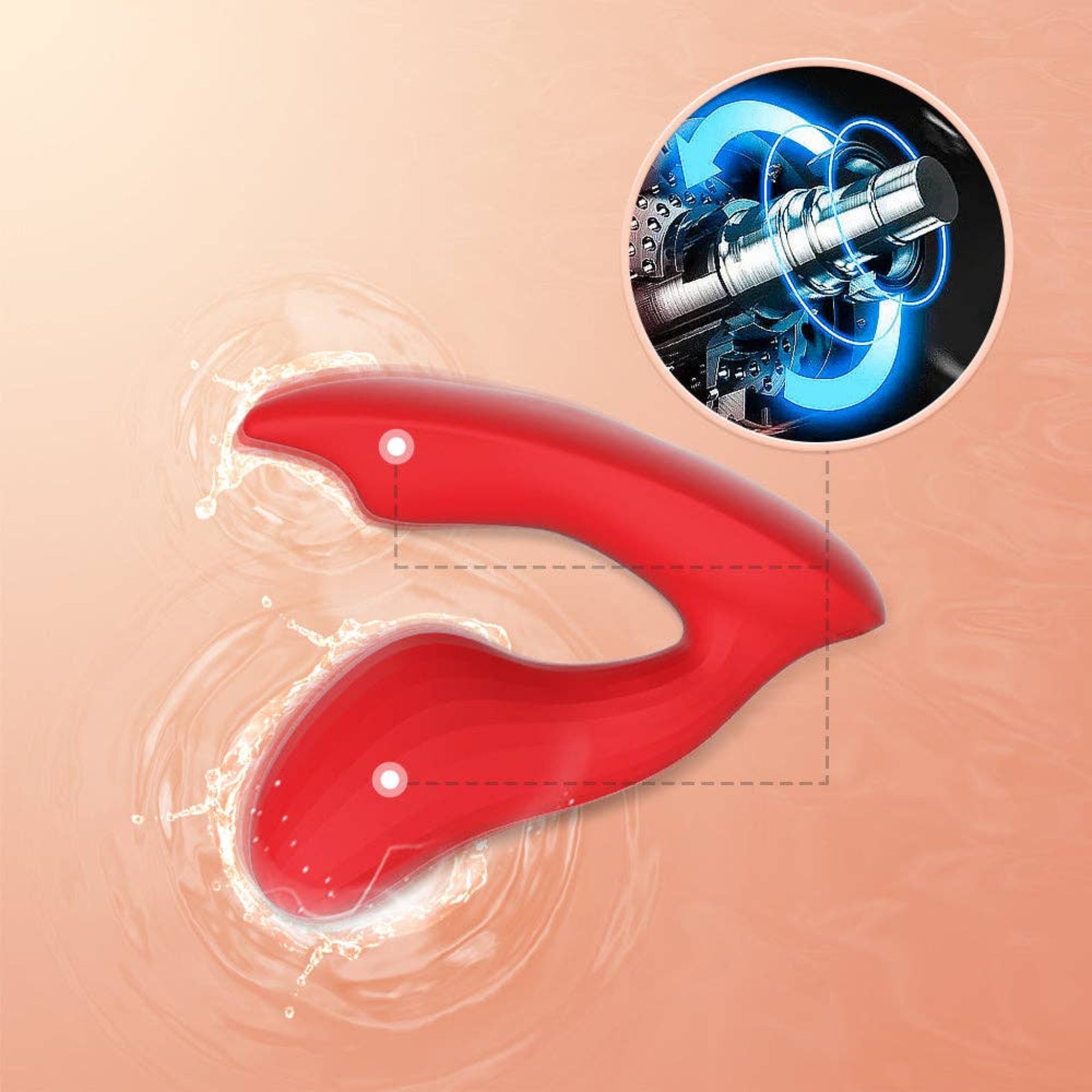 magic umi couples vibrator silicone abs dual motors long distance partner controlled app control magic motion discreet public play dual stimulation fetish factory
