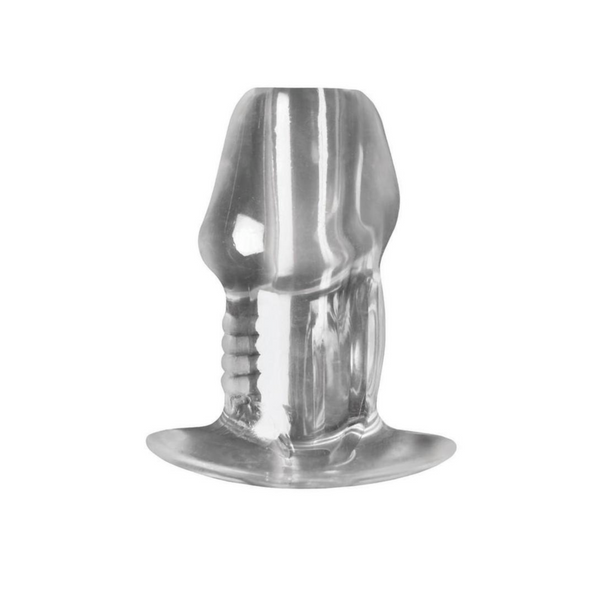 Master Series Dicked Hollow Anal Plug - Clear Fetish Factory Master Series Dicked Hollow Anal Plug - Clear Fetish Factory