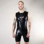 Mens Latex Circuit Surf Suit - Fetish Factory