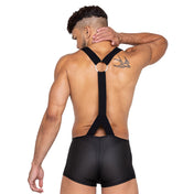 Spandex perforated one-piece onesie singlet sleeveless catsuit cat-suit wrestling D-ring O-ring Y-back spring-clasp shoulder-clasp breathable jock athlete athletic sports varsity-jock varsity-sports varsity school college school-sports wrestling-team college-wrestling folkstyle-wrestling freestyle-wrestling greco-roman classic-wrestling wrestling-leotard grappling submission domination costume cosplay halloween male masculine masc mens menswear guys dudes gay black