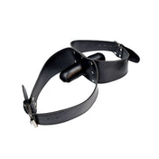 Leather faux-leather accessories gag mouth-gag padded-gag padded-wedge wedge-gag double-gag neck-band mouth-to-mouth face-to-face adjustable buckle soft unique fetish fashion alt-fashion alternative bedroom dungeon festival bondage bdsm bdsm-toys bdsm-gear kink kinky kinky-toys kinky-play sub submissive restraints costume cosplay halloween adult-toys unisex black