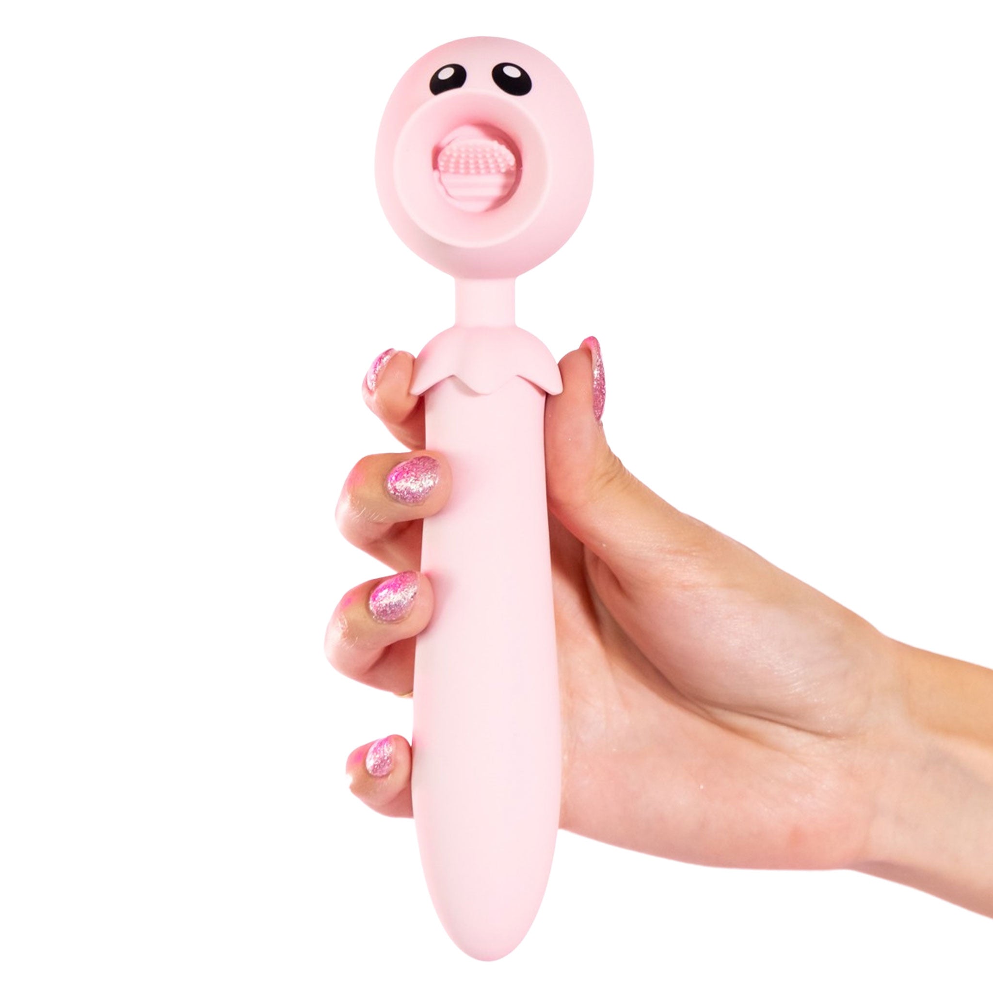 Mr. Eggplant Head Clit Flicker Flexy Vibrating Wand- Pink Fetish Factory Mr. Eggplant Head Clit Flicker Flexy Vibrating Wand- Pink Fetish Factory