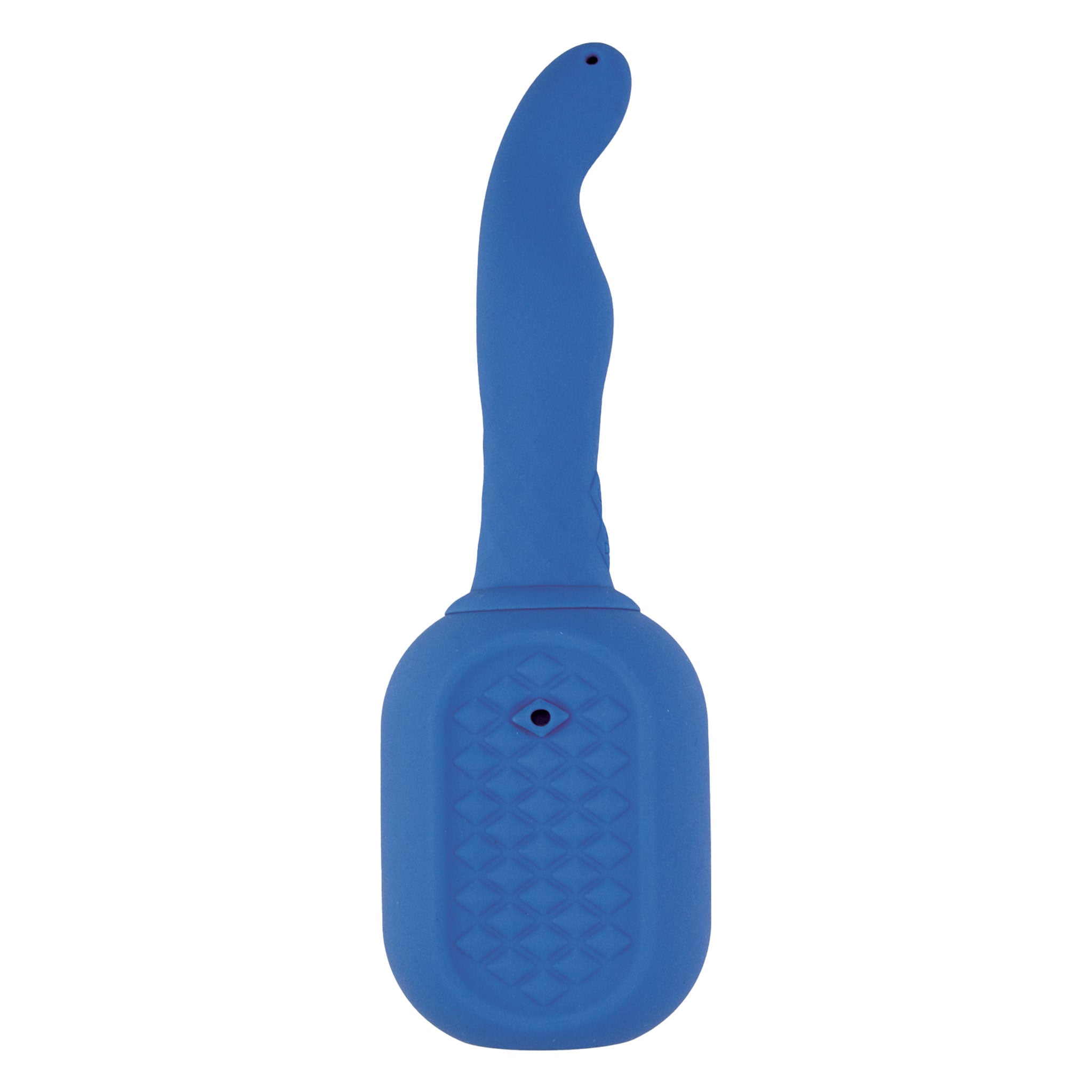 Vibrating Douche Rechargeable Silicone Anal Douche in Blue, offering a sleek, ergonomic design with a vibrating feature for enhanced cleansing and pleasure, crafted from body-safe silicone for comfort and ease of use.