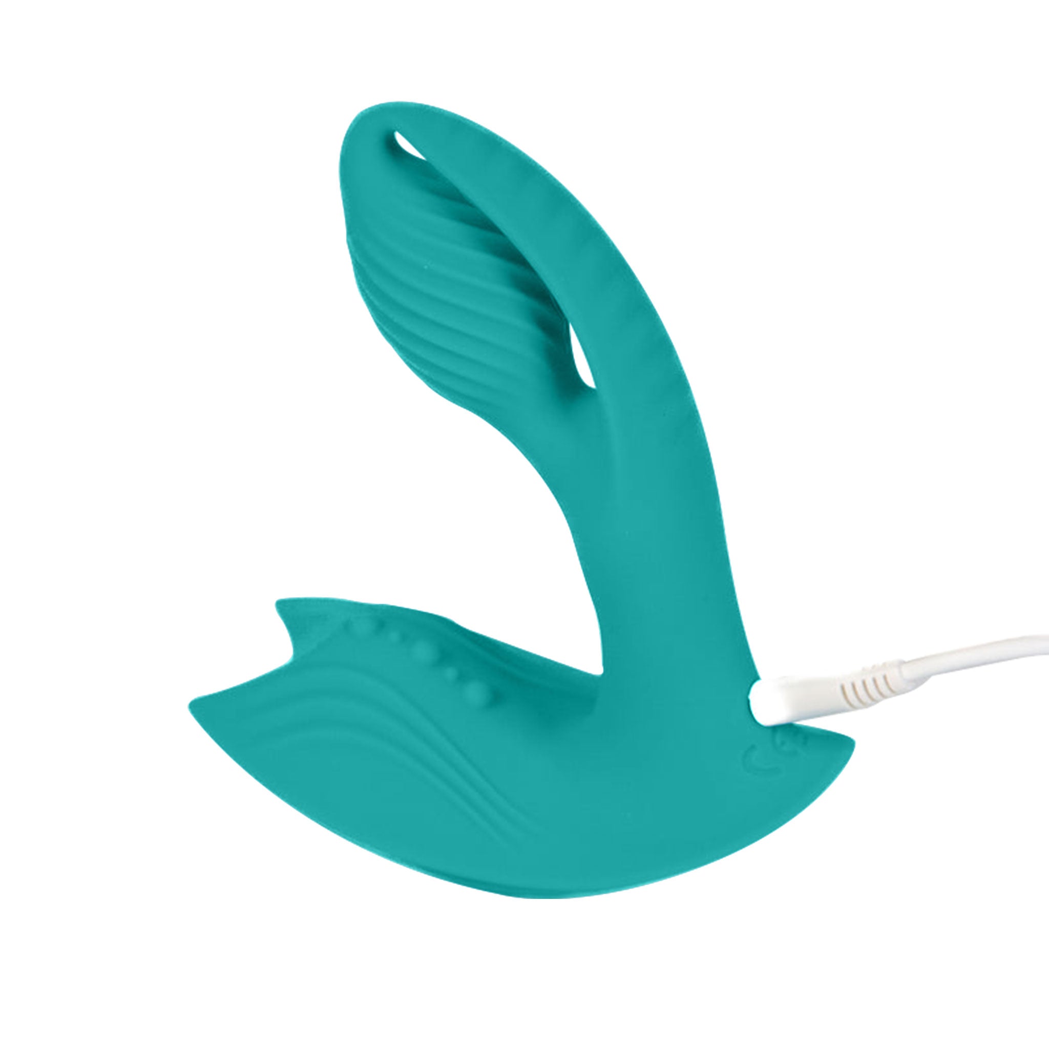 Bump-N-Grind Warming Remote Control Vibrator Plug- Teal