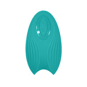 Bump-N-Grind Warming Remote Control Vibrator Plug- Teal