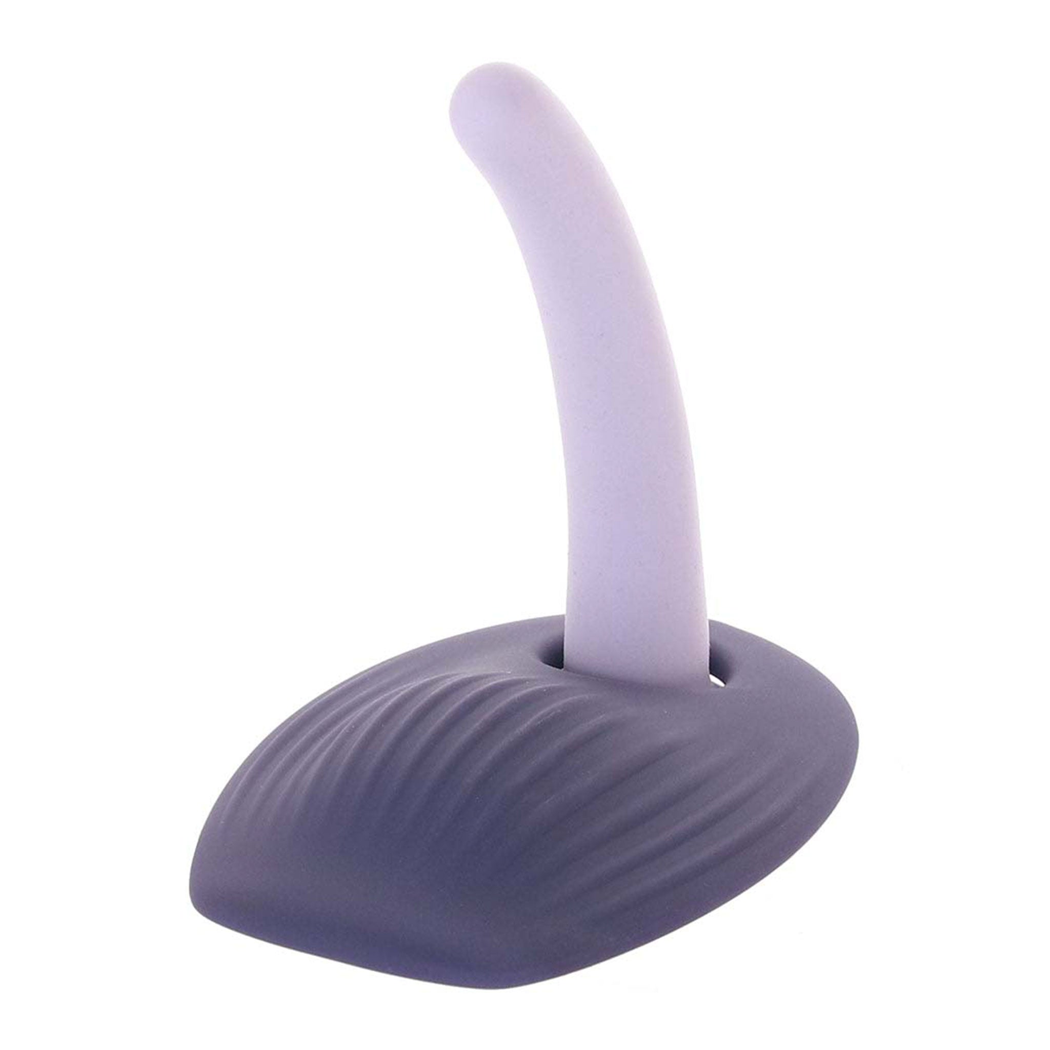 Dildo Grinder Pad App Operated Rechargeable- Purple Gray