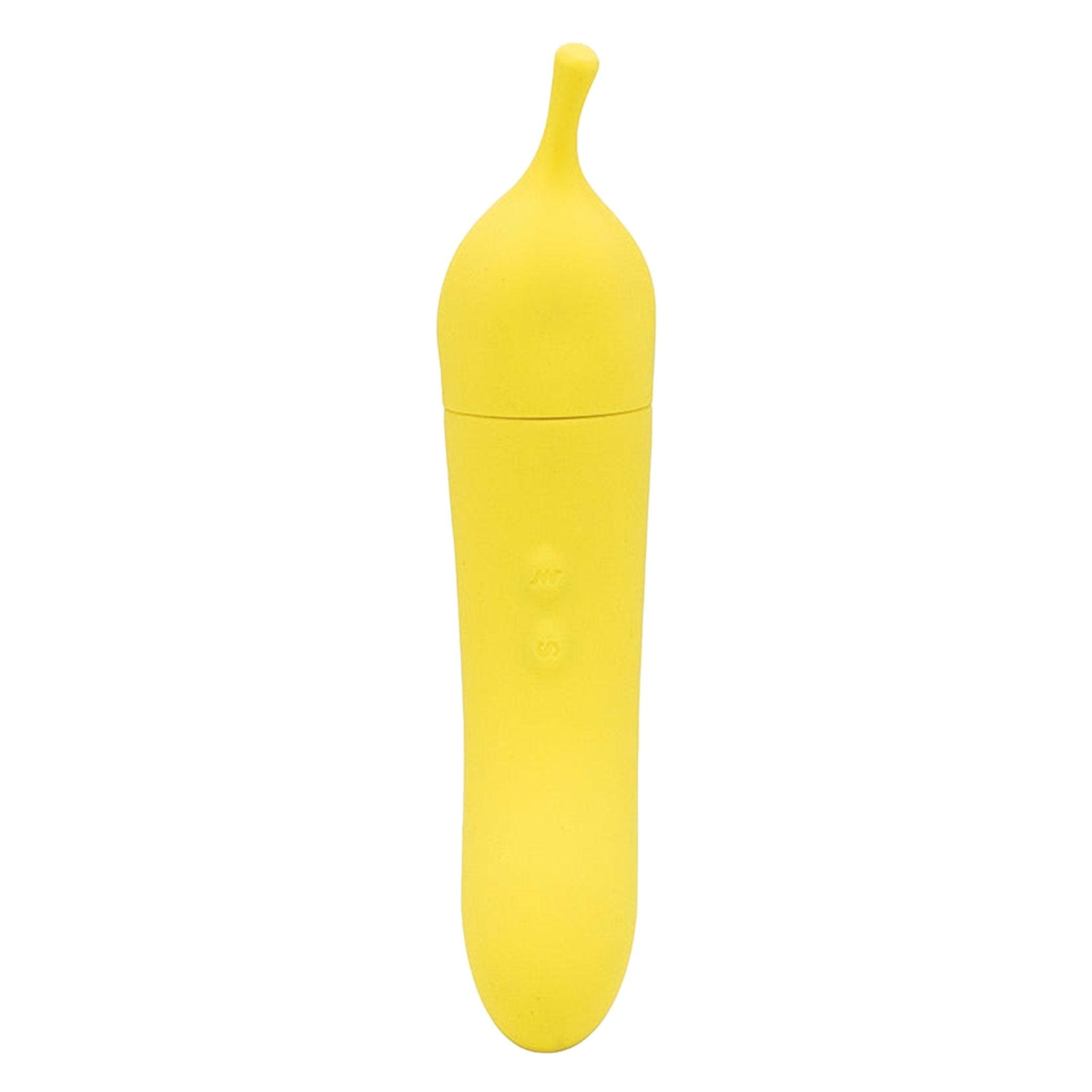 Toy Box Banana Cream Air Pulse & G-Spot Vibrator - Yellow