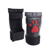 Neoprene silicone metallic-chain SBR polyurethane polyester polyamide TPE bonded-leather accessories bdsm-kit pup-kit puppy-kit arm-bands paw-gloves collar leash chain-leash spring-clip mouth-gag bone-gag anal-plug anal butt buttplug butt-plug tail-plug puppy-tail hood puppy-hood position-strap harness body-harness soft stretchy bondage bdsm kink kinky kinky-play accessories costume cosplay halloween pet-play pup-play puppy doggy animal male masculine masc mens menswear gay pride lgbtq red