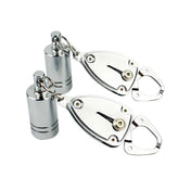 Stainless-steel nipple nipple-play clamps tuggers weights weighted enclosed angelfish angel-fish removable cylinder cylindrical removable bondage bdsm bdsm-gear bdsm-toys sadism masochism sadomasochism kink kinky kinky-play unisex adult-toys silver 