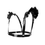 Noelle Latex Ruffle Harness
