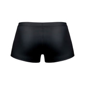Polyester polyurethane Spandex elastane bottoms intimates lingerie shorts underwear codpiece codpiece-pouch pouch cod-piece tear-away tearaway tear-off press-stud snap-button low-rise high-cut sexy bedroom surprise fetish fashion bdsm-fashion male masculine masc mens menswear guys dudes black