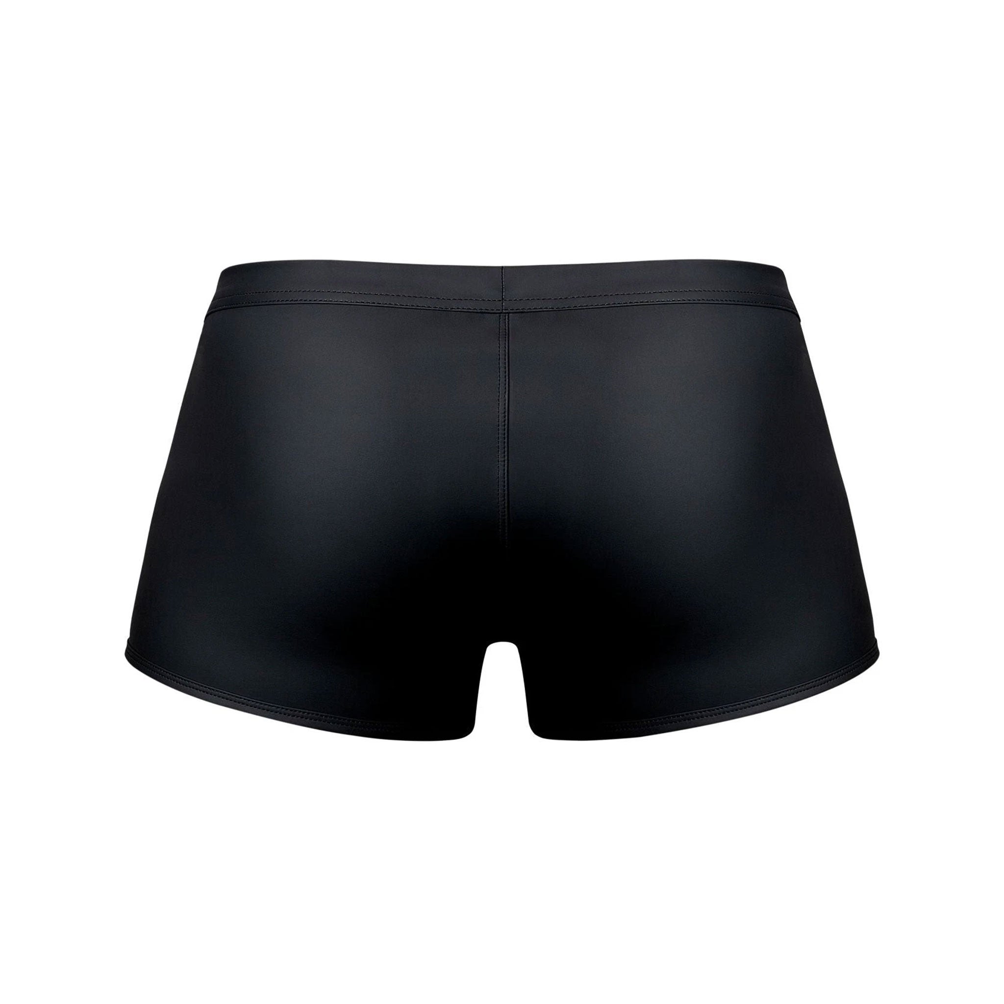Polyester polyurethane Spandex elastane bottoms intimates lingerie shorts underwear codpiece codpiece-pouch pouch cod-piece tear-away tearaway tear-off press-stud snap-button low-rise high-cut sexy bedroom surprise fetish fashion bdsm-fashion male masculine masc mens menswear guys dudes black