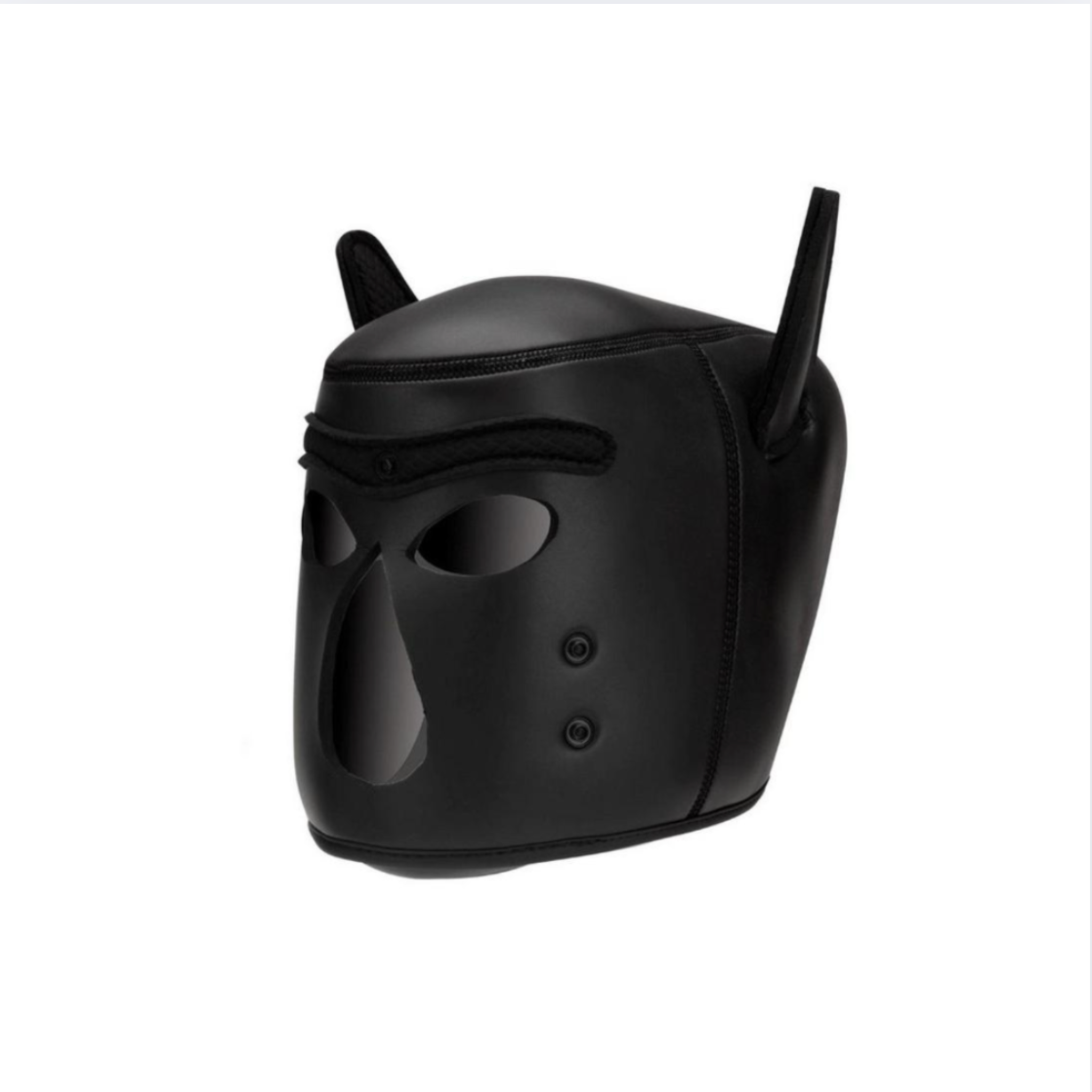 Neoprene puppy hood open mouth nose black stretchy hand wash compatible accessories