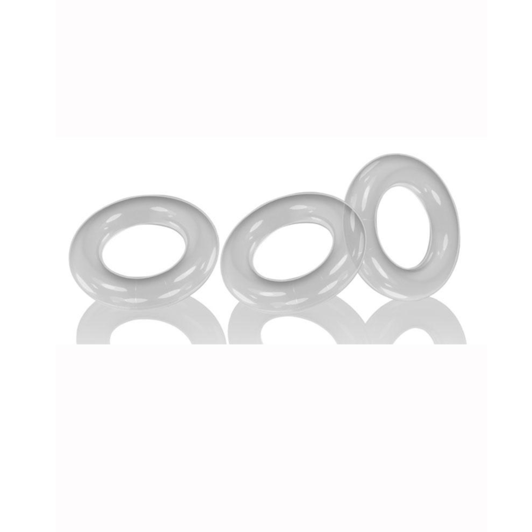 oxballs willy rings cock rings 3 pack stretchy flextpr soft jelly design squishy silicone feel adjustable fit any size men’s enhancement ring stamina booster sex toy erection support stretchy cockring set lightweight compact fetish factory men’s adult toys bdsm accessories erotic gear couples play