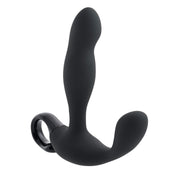 Come Hither Rechargeable Silicone Prostate Vibe with Remote Control - Black