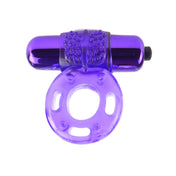 Fantasy C-Ringz Vibrating Super Ring Textured Cockring Purple