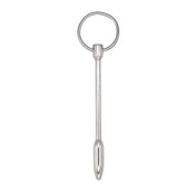 Stainless steel penis cock urethral sound rosebud tip pull ring medical kinky play adult-toys silver