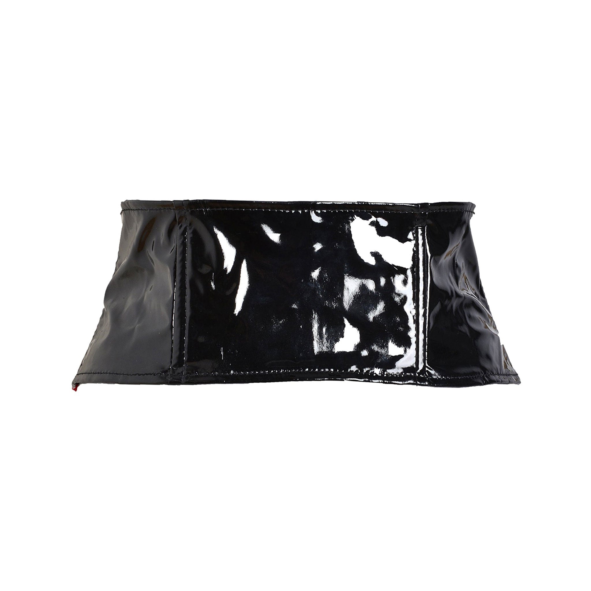 PVC vinyl apparel accessories tops shapewear cincher waist-cincher underbust under-bust plastic-boning waspie zipper front-zip adjustable buckle front-buckle buckle-closure shiny glossy flexible striking fetish fashion alt-fashion alternative punk goth gothic goth-doll cyber rave ravewear raver-babe festivalwear dancewear clubwear kink kinky kinkwear costume cosplay halloween female femme feminine women black