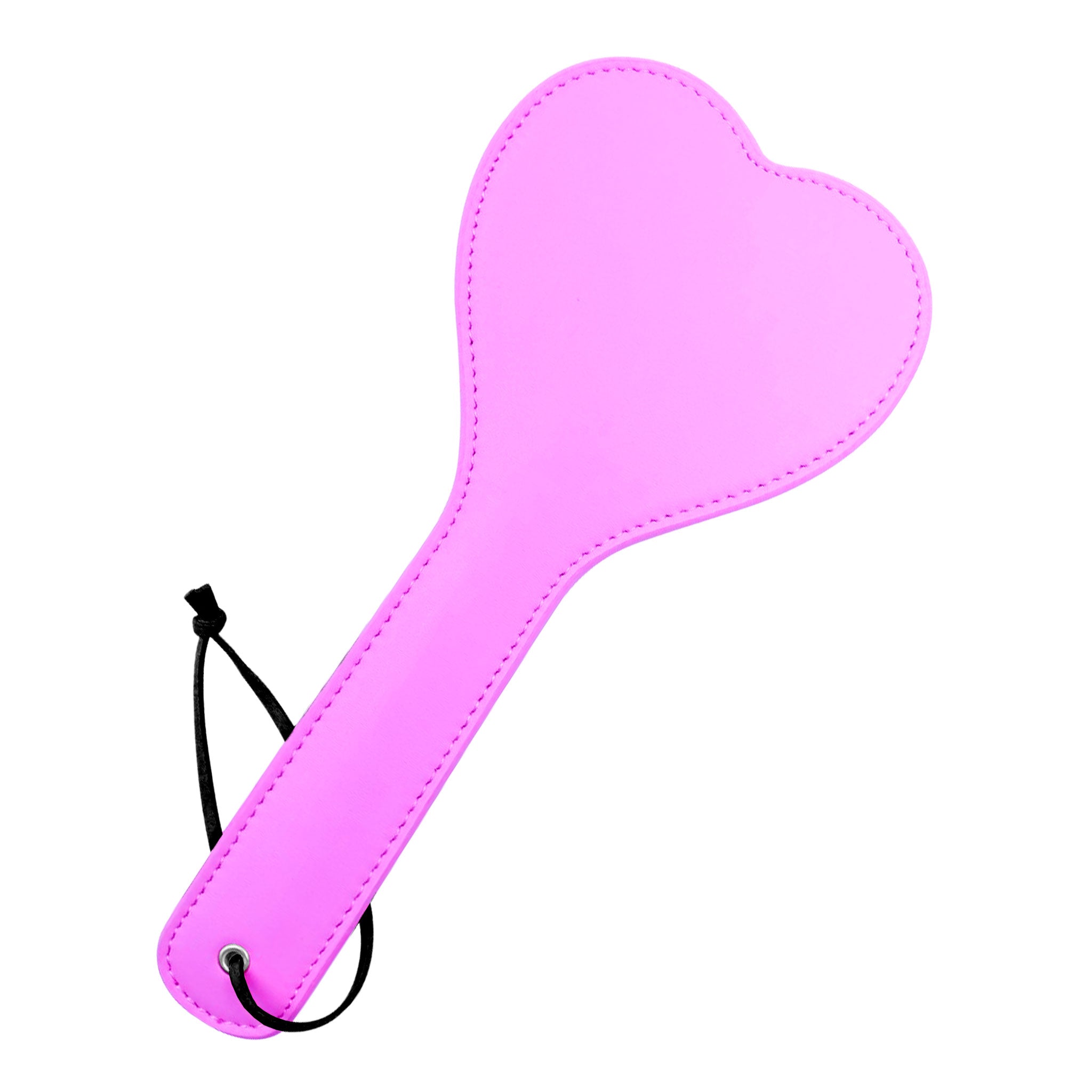 PVC vegan-leather accessories paddles heart-shaped heart metal-stiffener fetish fashion alt-fashion bedroom smooth versatile bondage bdsm bdsm-toys bdsm-play sadism masochism sadist masochist sadomasochism sadomasochist kink kinky kinky-toys impact impact-toys impact-play spanking discipline punishment valentine be-mine gifts unisex pink