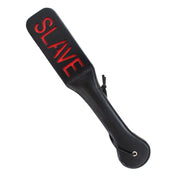 Leather PU-leather vegan-leather accessories paddle slapper slave-imprint slave-impression handle-loop smooth flexible fetish fashion alt-fashion bdsm bondage bdsm-toys bdsm-play bdsm-gear impact impact-play impact-toys spanking pain punishment discipline valentines be-mine costume cosplay adult-toys unisex black