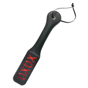 Leather PU-leather accessories paddle slapper xoxo-imprint xoxo-impression handle-loop smooth flexible fetish fashion alt-fashion bdsm bondage bdsm-toys bdsm-play bdsm-gear impact impact-play impact-toys spanking pain punishment discipline costume cosplay adult-toys unisex black