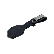 Leather latigo holster holder pin-wheel pinwheel whartenburg wartenburg wheel snap button press snap-button press-button belt clip belt-clip beltclip heavy duty heavyduty heavy-duty bondage bdsm stimulation stimulator stimulating kinky kinky-play medical medical-toys adult-toys black