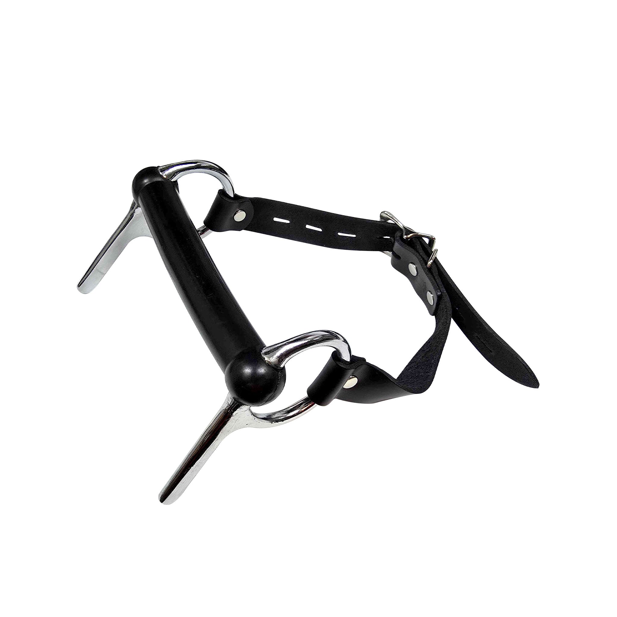 Mouth-gag pony horse pony-bit horse-bit rubber-bit buckle locking lockable bondage bdsm bdsm-gear restraints restraint pony-play pet-play kink kinky kinky-play adult-toys black